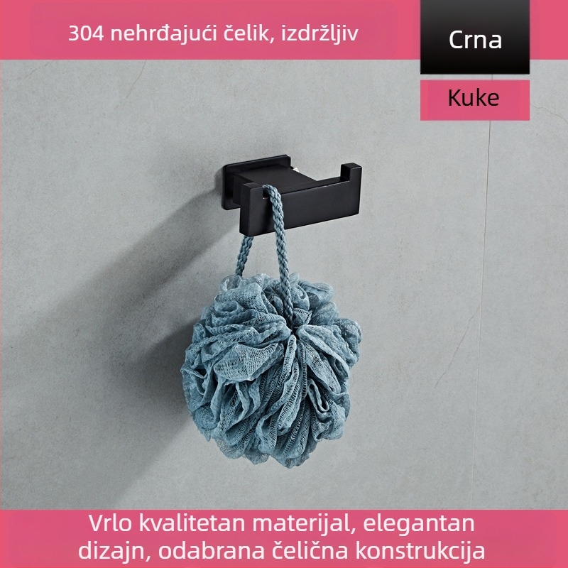 Moderna minimalistička držač za ručnike u kupaonici, od nehrđajućeg čelika 304, višeslojni, CE potvrda, nosivost 30 kg
