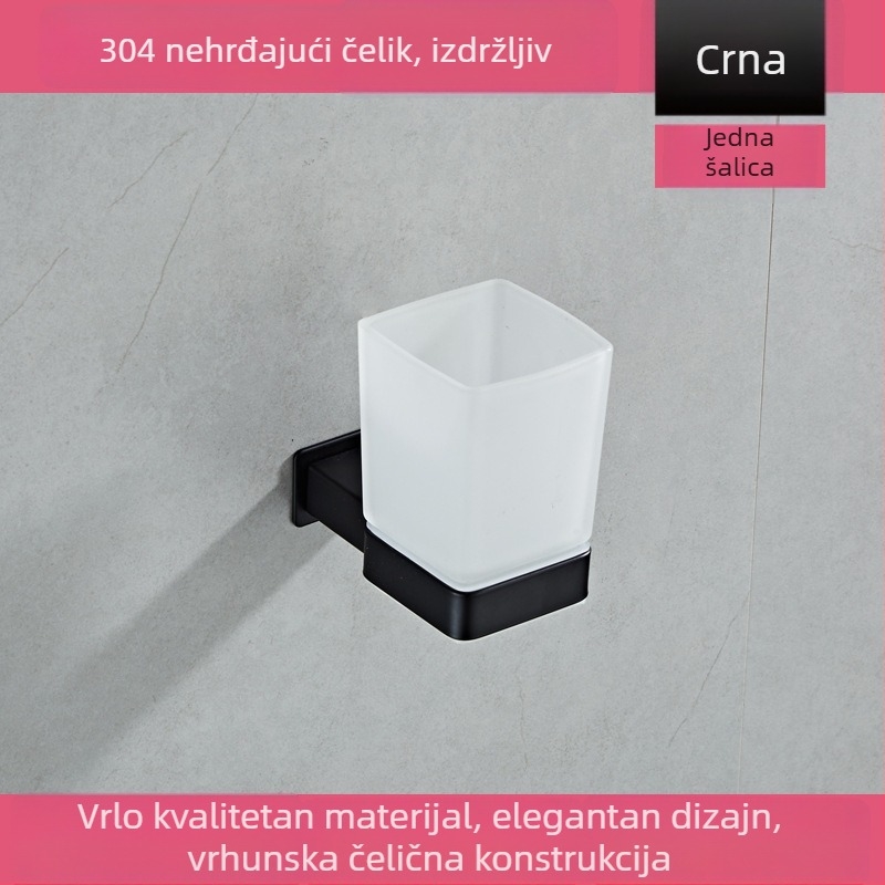 Moderna minimalistička držač za ručnike u kupaonici, od nehrđajućeg čelika 304, višeslojni, CE potvrda, nosivost 30 kg