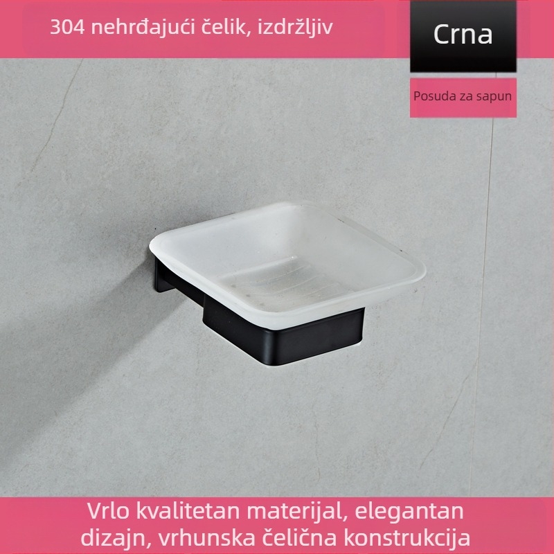 Moderna minimalistička držač za ručnike u kupaonici, od nehrđajućeg čelika 304, višeslojni, CE potvrda, nosivost 30 kg