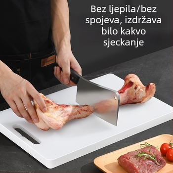 Antibakterijska silikonska daska za kuhanje, dvostruka plastična daska za rezanje, za pripremu hrane za bebe
