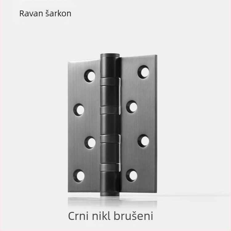 Panta za vrata od nehrđajućeg čelika 304, ravni otvor, elektroplaćana površina, moderni minimalistički stil, pogodna za drvena vrata (spavaća soba, kupaonica, kuhinja).