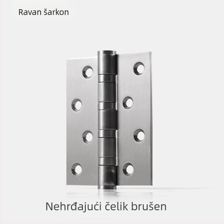 Panta za vrata od nehrđajućeg čelika 304, ravni otvor, elektroplaćana površina, moderni minimalistički stil, pogodna za drvena vrata (spavaća soba, kupaonica, kuhinja).