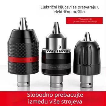 Električna glava za konverziju odvijača, šesterokutni univerzalni teleskop spoj, elastični omotač, ljubičasto sandalovo drvo