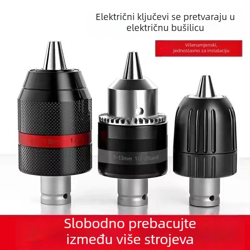 Električna glava za konverziju odvijača, šesterokutni univerzalni teleskop spoj, elastični omotač, ljubičasto sandalovo drvo