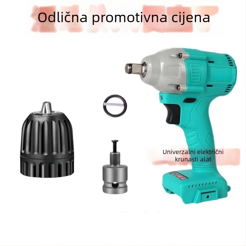 Električna glava za konverziju odvijača, šesterokutni univerzalni teleskop spoj, elastični omotač, ljubičasto sandalovo drvo