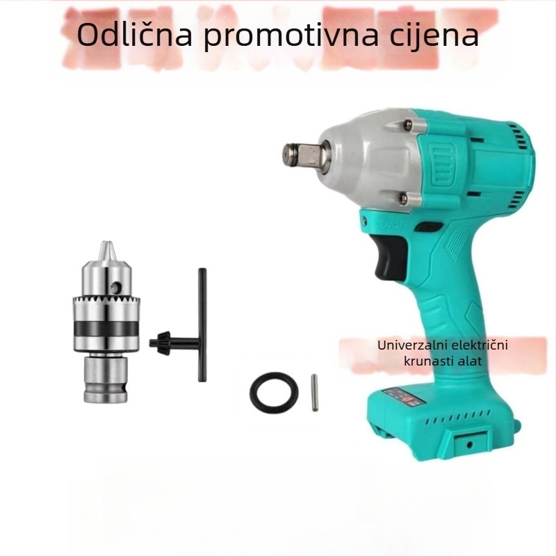 Električna glava za konverziju odvijača, šesterokutni univerzalni teleskop spoj, elastični omotač, ljubičasto sandalovo drvo