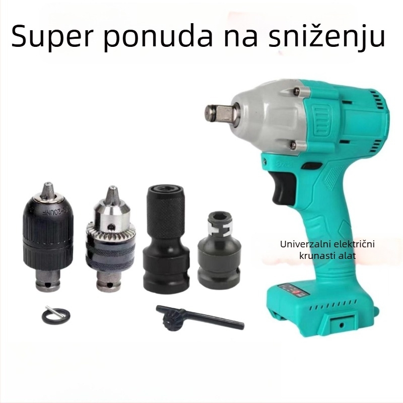 Električna glava za konverziju odvijača, šesterokutni univerzalni teleskop spoj, elastični omotač, ljubičasto sandalovo drvo