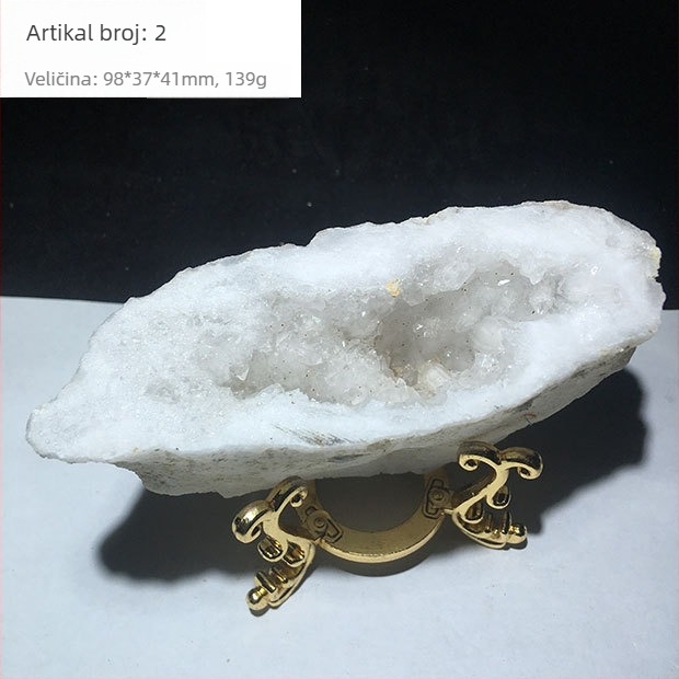 Narukvica s motivom košare bogatstva i novčane vrećice, demagnetizirani kristal, sirov kamen, ukras za stol