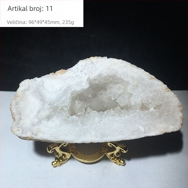 Narukvica s motivom košare bogatstva i novčane vrećice, demagnetizirani kristal, sirov kamen, ukras za stol