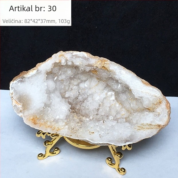 Narukvica s motivom košare bogatstva i novčane vrećice, demagnetizirani kristal, sirov kamen, ukras za stol