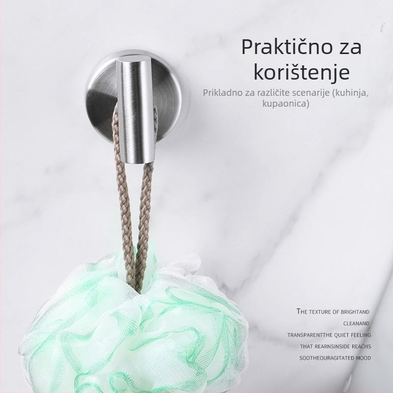Petdijelni set kupaonskog hardvera od nehrđajućeg čelika s brušenim završnim slojem — držač za ručnike, držač za maramice i kuka za odjeću. Werters, porijeklo Shenzhen