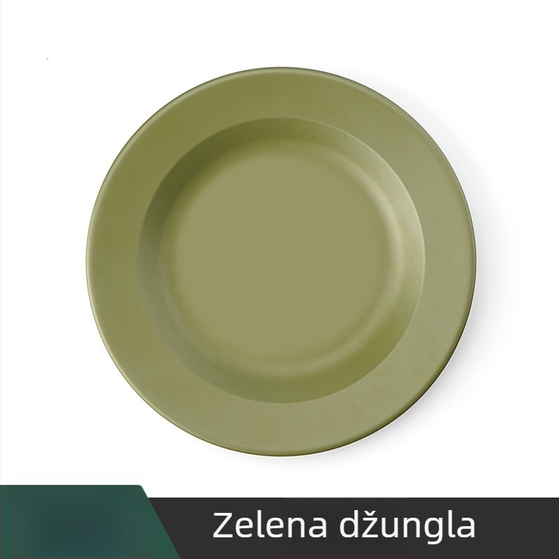 Set posuđa za kampiranje, 304 nehrđajući čelik s premazom protiv lijepljenja, prijenosan, 240 g, za 1-2 osobe, s logom