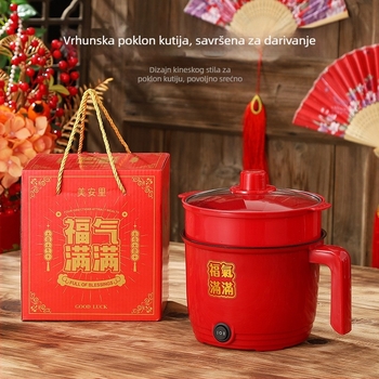 Električna posuda za kuhanje CW-1.8, nehrđajući čelični unutarnji lonac, mehaničko upravljanje gumbima, dvostruka konstrukcija, kapacitet 1.8 L, ugrađena funkcija čišćenja