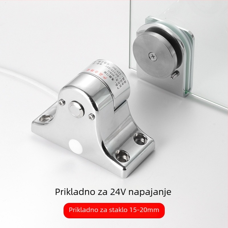 Protupožarna vrata elektromagnetni držač za staklena vrata, montirana na podu, nehrđajući čelik, galvanizirani završni sloj, automatsko upravljanje
