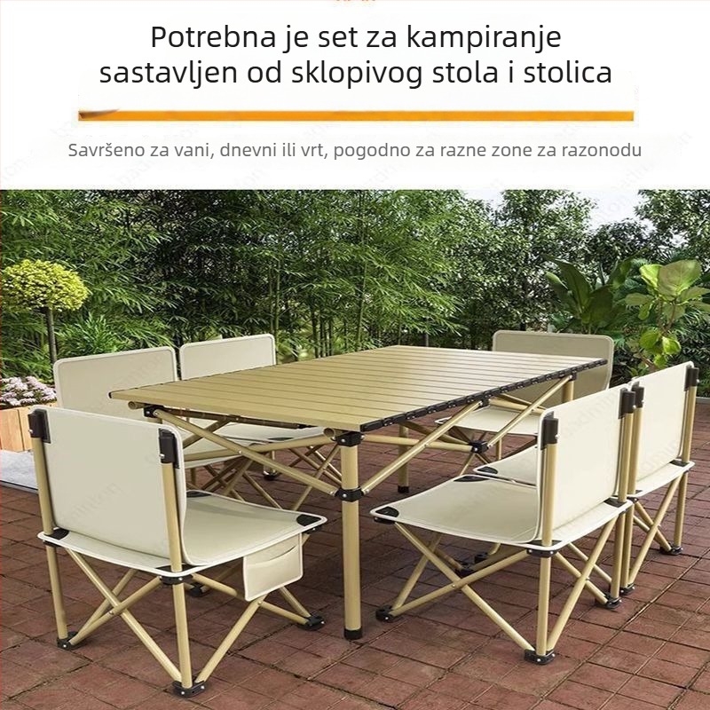 Set sklopivih stola i stolica za vanjsku upotrebu — marka Qin qi, kategorija: alati za opstanak