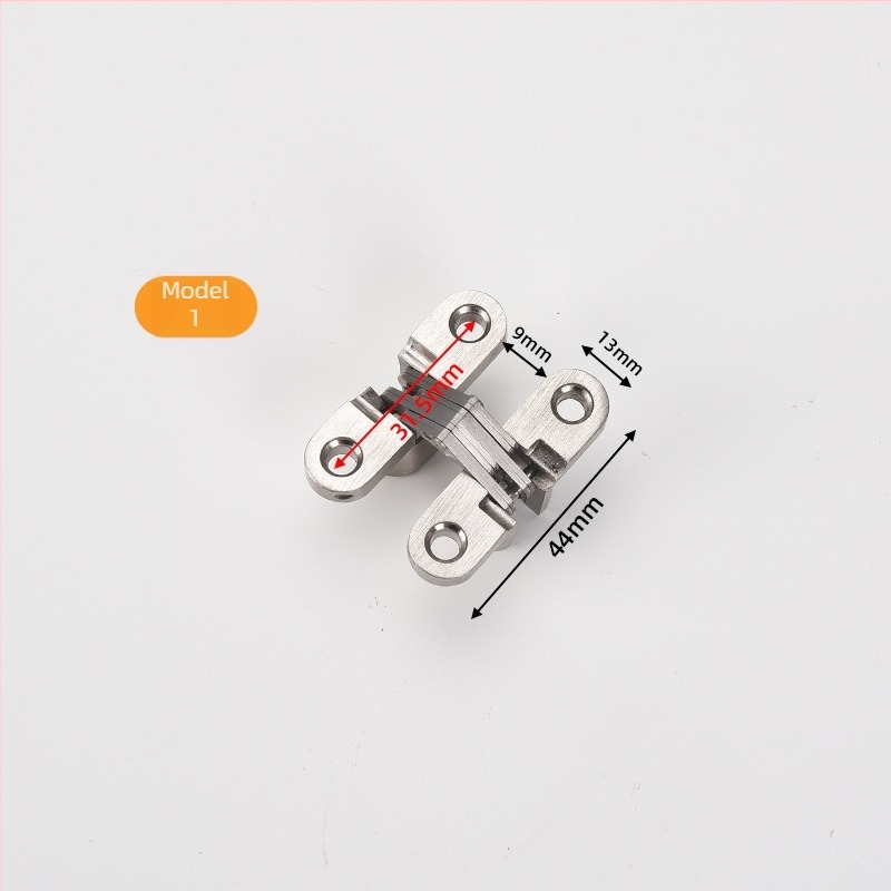 Križno skrivena šarka vrata (cinkova zlitina; nehrđajući čelik; elektroplatiranje; moderan minimalistički stil)