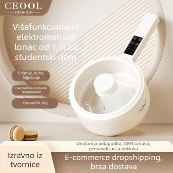 Električna kuhala za kuhanje, 700W, keramički premaz unutarnjeg spremnika, LCD zaslon, podešavanje temperature, funkcija tajmera