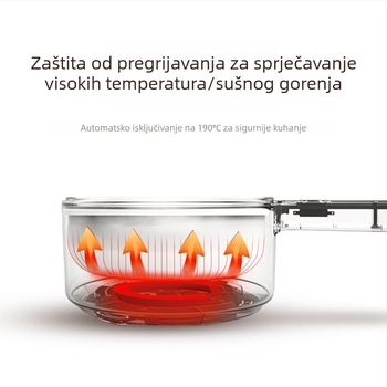 Električna kuhala za kuhanje, 700W, keramički premaz unutarnjeg spremnika, LCD zaslon, podešavanje temperature, funkcija tajmera