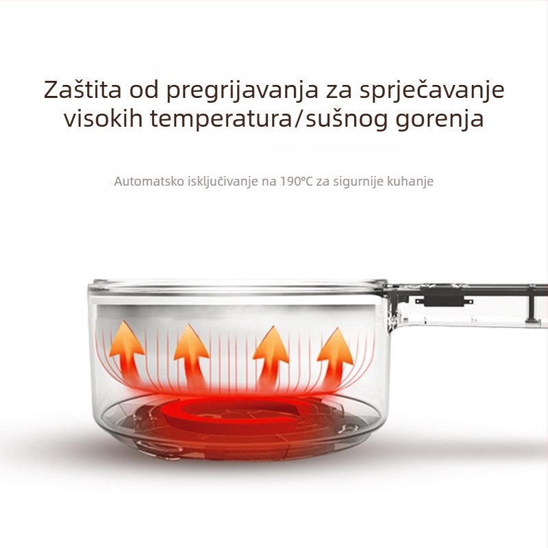 Električna kuhala za kuhanje, 700W, keramički premaz unutarnjeg spremnika, LCD zaslon, podešavanje temperature, funkcija tajmera