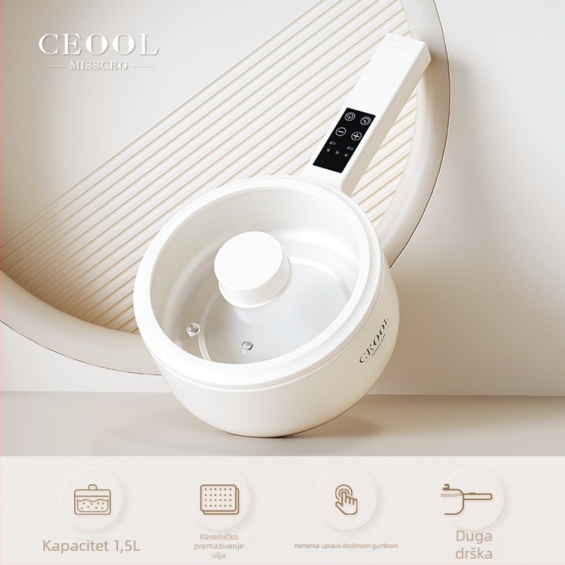 Električna kuhala za kuhanje, 700W, keramički premaz unutarnjeg spremnika, LCD zaslon, podešavanje temperature, funkcija tajmera