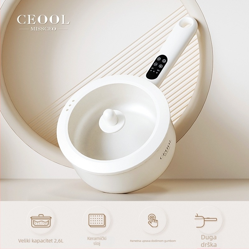 Električna kuhala za kuhanje, 700W, keramički premaz unutarnjeg spremnika, LCD zaslon, podešavanje temperature, funkcija tajmera