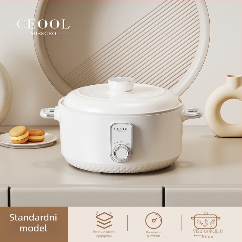 Električna kuhala za kuhanje, 700W, keramički premaz unutarnjeg spremnika, LCD zaslon, podešavanje temperature, funkcija tajmera