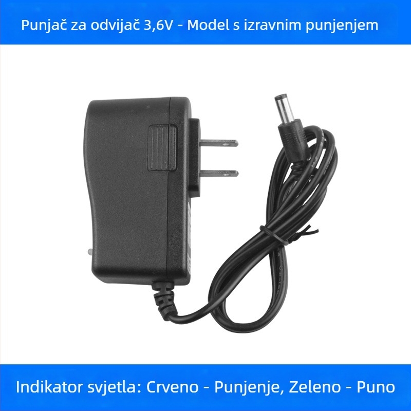 Ručna bušilica, višenaponska 12–25V, naprijed/natrag, bez regulacije brzine, raspon napona 220V