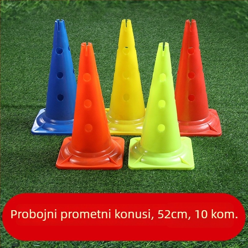 Nogometna oprema za trening s ABS materijalom, marka Xinpai, konusnog oblika kanta za prepreke, prilagodljiva obrada