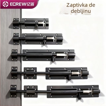Brava tipa F od nehrđajućeg čelika, veliki kvadratni zatvarač, elektroplatirani završetak, moderan minimalistički dizajn, marka Ecrew/Yigu