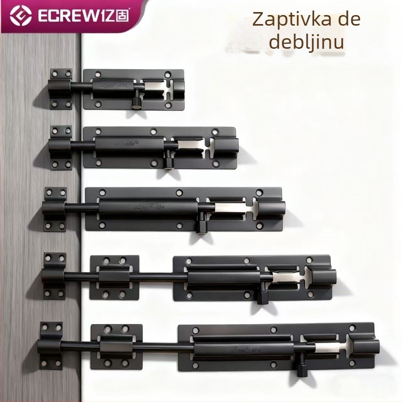Brava tipa F od nehrđajućeg čelika, veliki kvadratni zatvarač, elektroplatirani završetak, moderan minimalistički dizajn, marka Ecrew/Yigu