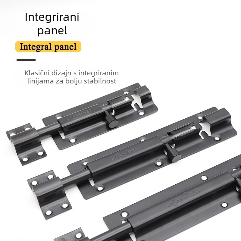 Brava tipa F od nehrđajućeg čelika, veliki kvadratni zatvarač, elektroplatirani završetak, moderan minimalistički dizajn, marka Ecrew/Yigu