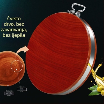 Okrugla drvena daska za rezanje za kućnu upotrebu Hua Yong