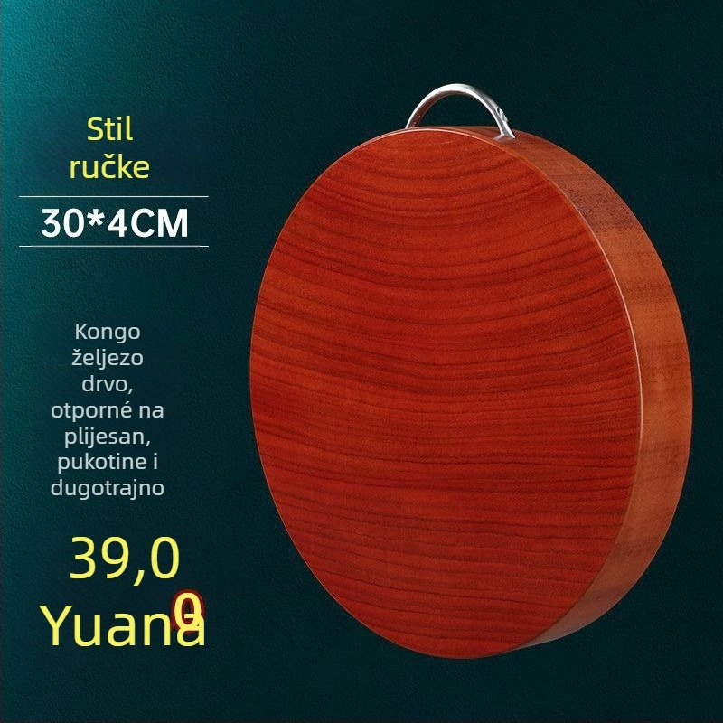 Okrugla drvena daska za rezanje za kućnu upotrebu Hua Yong