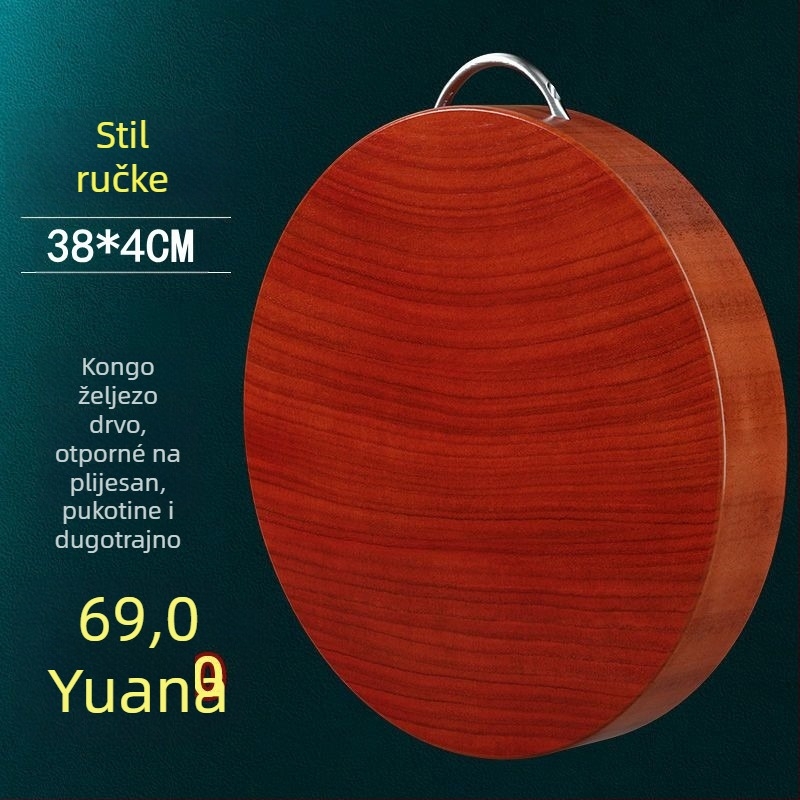 Okrugla drvena daska za rezanje za kućnu upotrebu Hua Yong