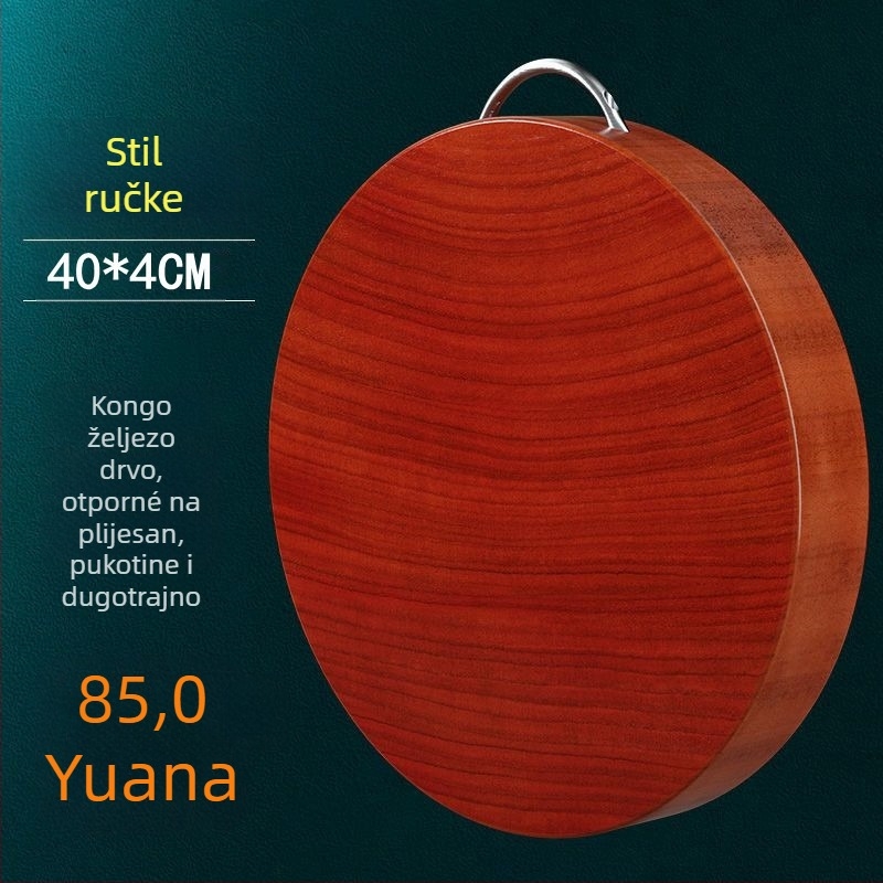 Okrugla drvena daska za rezanje za kućnu upotrebu Hua Yong