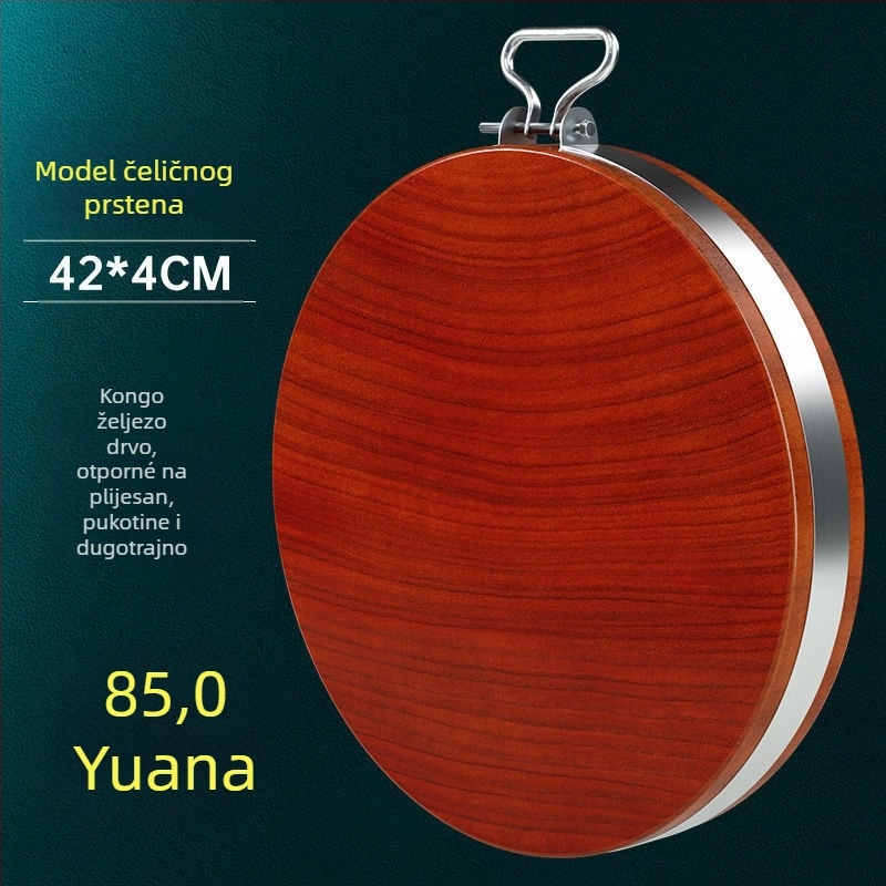 Okrugla drvena daska za rezanje za kućnu upotrebu Hua Yong