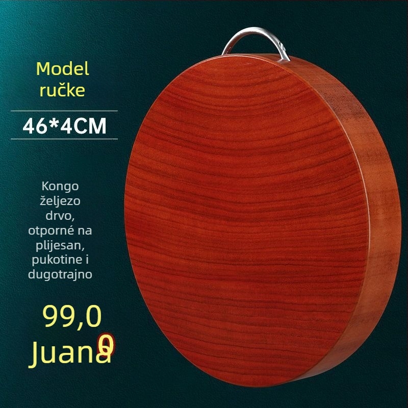 Okrugla drvena daska za rezanje za kućnu upotrebu Hua Yong