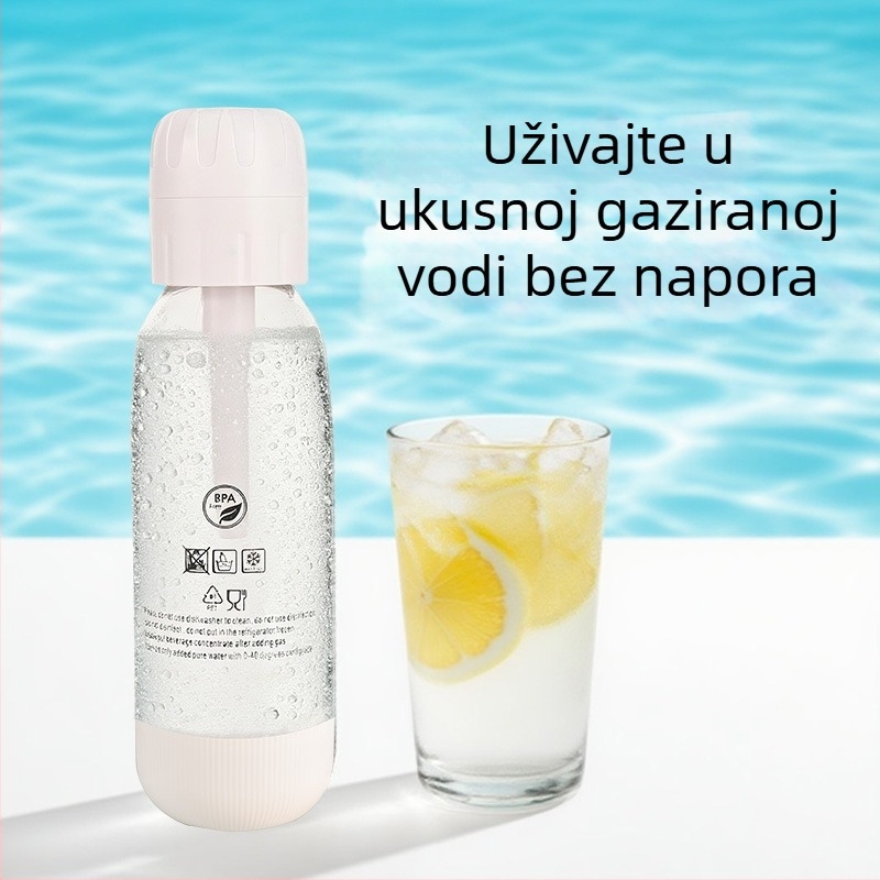 Stroj za gaziranu vodu – Prijenosni kućni uređaj za DIY gazirana pića, Marka: sodayylian, Materijal kućišta: PET