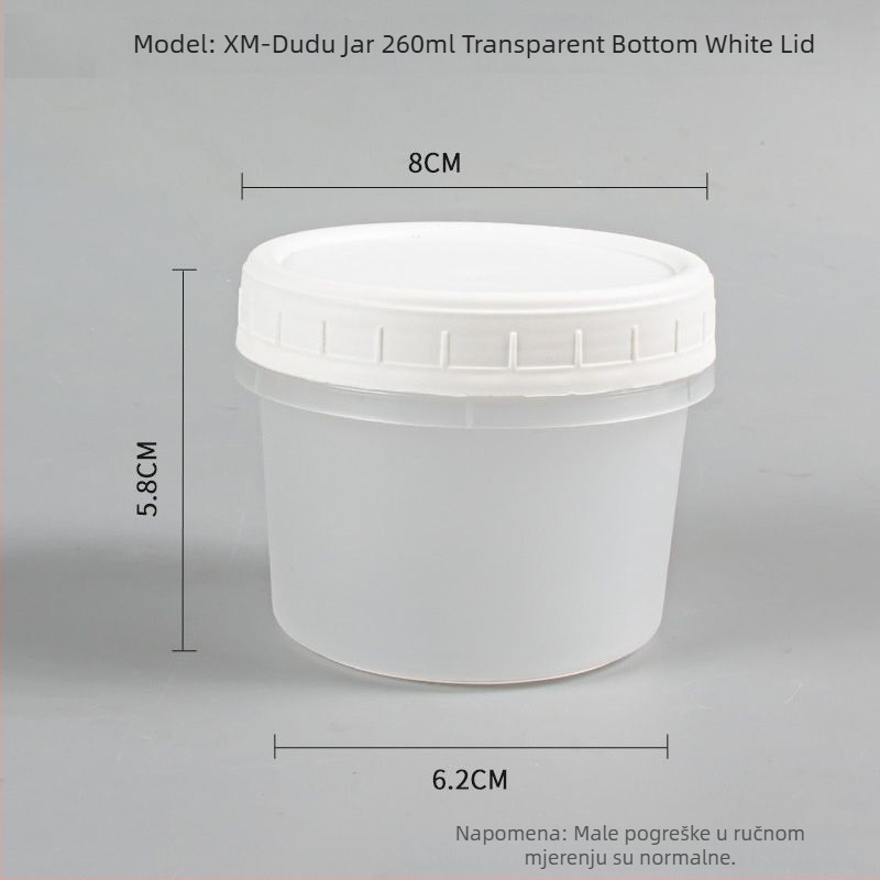 Jednokratna kutija za ručak s poklopcem, okruglog oblika, PP materijal, pogodna za mikrovalnu pećnicu, zamrzavanje.