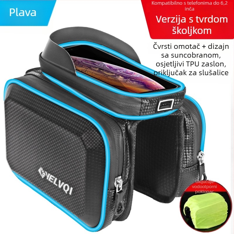 Torba za gornju cijev bicikla, vodootporna, 5L, model ylqb001, za planinski bicikl