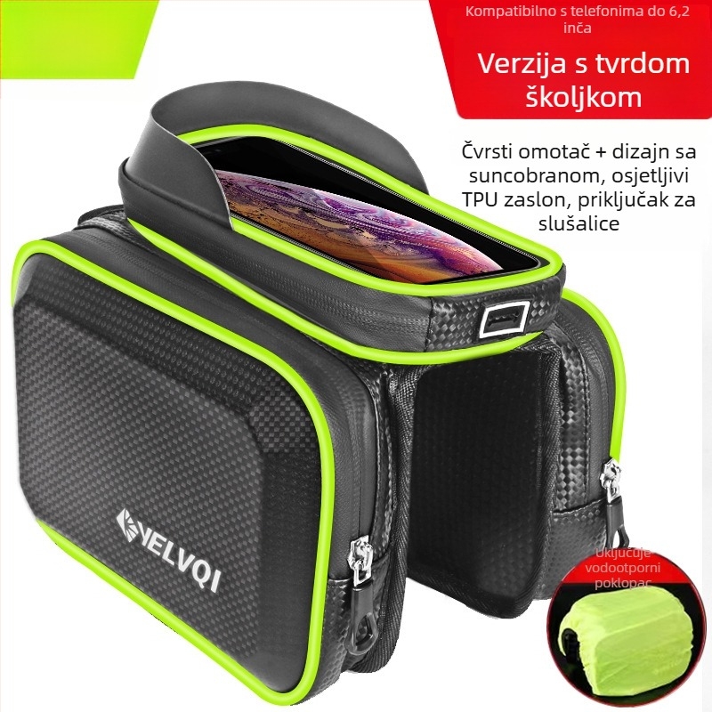 Torba za gornju cijev bicikla, vodootporna, 5L, model ylqb001, za planinski bicikl