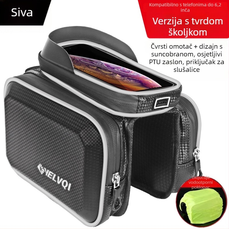 Torba za gornju cijev bicikla, vodootporna, 5L, model ylqb001, za planinski bicikl