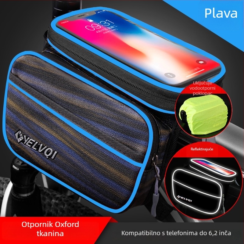 Torba za gornju cijev bicikla, vodootporna, 5L, model ylqb001, za planinski bicikl