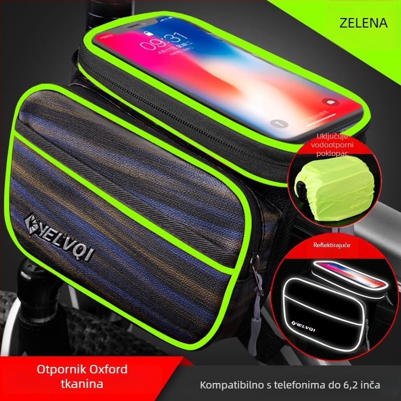 Torba za gornju cijev bicikla, vodootporna, 5L, model ylqb001, za planinski bicikl