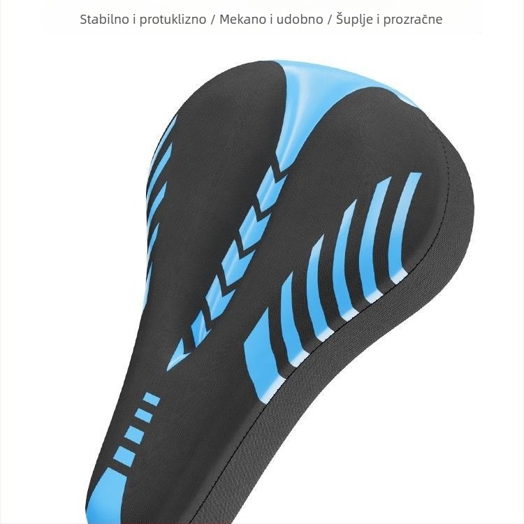 Navlaka za sjedalo bicikla — materijal: svila s cvjetnim uzorkom, model 985, pogodno za obične bicikle