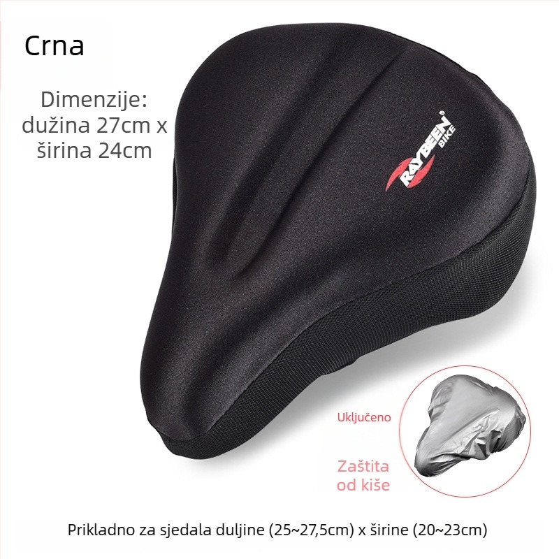 Navlaka za sjedalo bicikla — materijal: svila s cvjetnim uzorkom, model 985, pogodno za obične bicikle