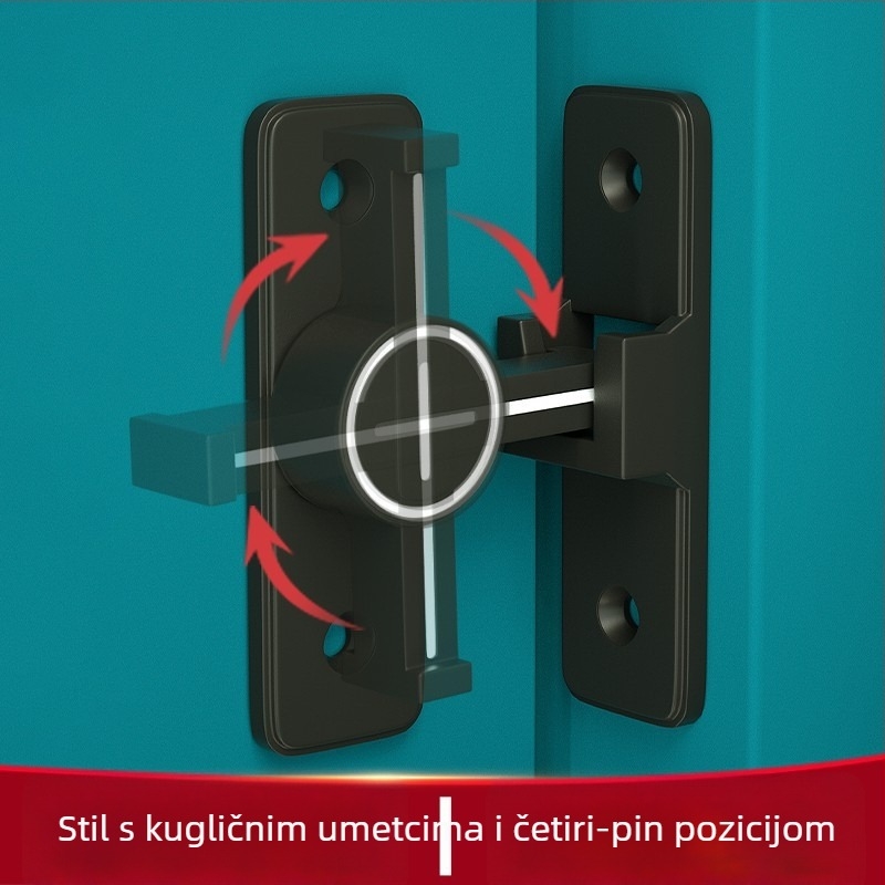 Zaključavanje za klizna vrata, protiv krađe, Tip A, cinkova legura, Sonic Shock