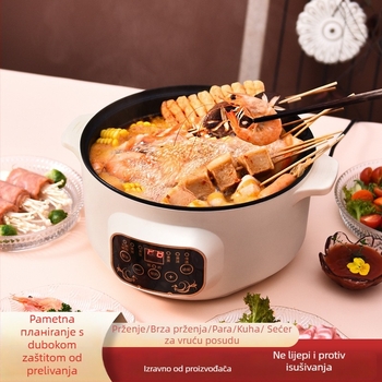 Višenamjenska električna posuda za kuhanje, kapacitet 2.1–4 L, za 2–3 osobe, unutarnja posuda od 201 nehrđajućeg čelika, 1–2 sloja, model 701