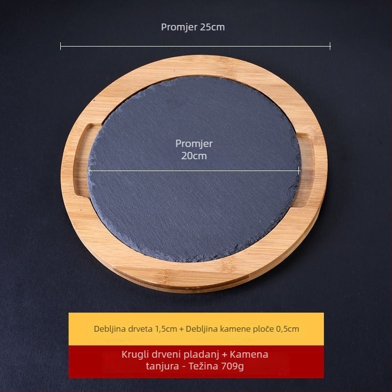 Porcelanska kamena ploča, mat površina, pravokutni oblik, japanski stil.