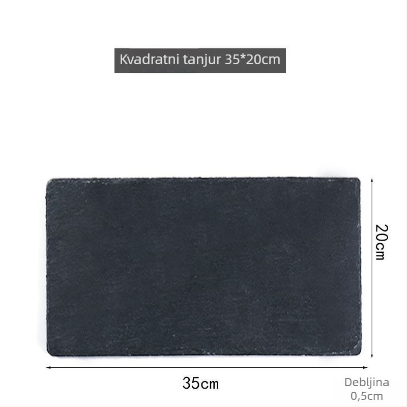 Porcelanska kamena ploča, mat površina, pravokutni oblik, japanski stil.